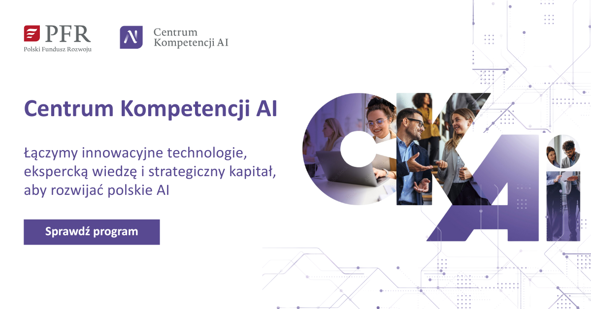 plakat promujący centrum